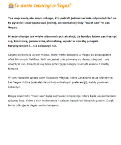 Co warto zobaczyć w Las Vegas