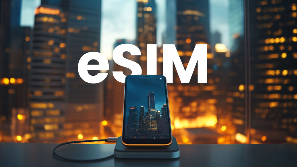 karta eSIM w telefonie