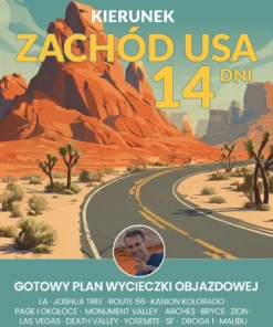 Okładka ebook - gotowy plan podróży po USA - zachód 14 dni