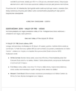 strona z gotowego przewodnika po USA