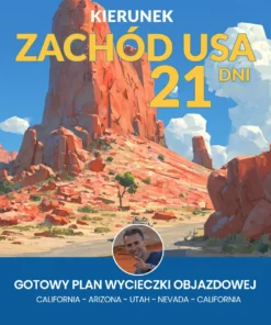 okładka- ebook gotowy plan zwiedzania USA -21 dni